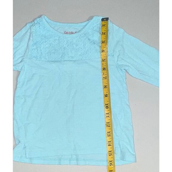 Lot of 2 Cat & Jack Girls 4/5 XS Long Sleeve Top Casual Everyday Playwear - Picture 10 of 12